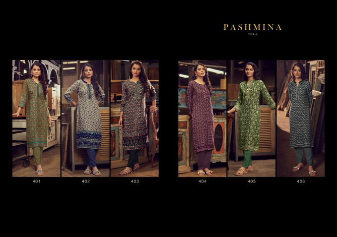 Pashmina 1 By Top Dot Designer Pashmina Kurtis Catalog